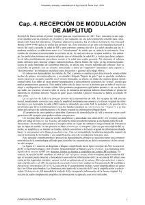 Cap. 4. RECEPCIÓN DE MODULACIÓN DE AMPLITUD