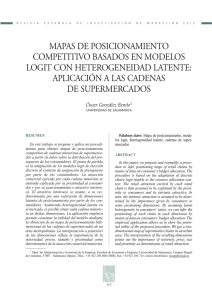 MAPAS DE POSICIONAMIENTO COMPETITIVO BASADOS EN