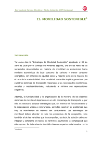 II. MOVILIDAD SOSTENIBLE1 - Unión General de Trabajadores