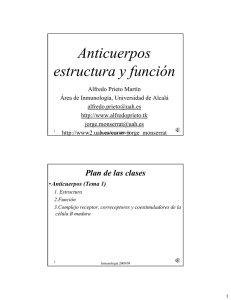 Estructura y Función de los Anticuerpos.