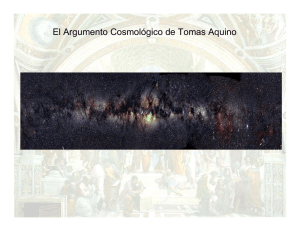 El Argumento Cosmológico de Tomas Aquino