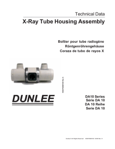 X-Ray Tube Housing Assembly