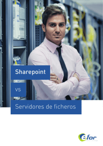 Sharepoint vs Servidores de ficheros