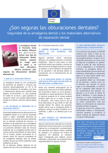 ¿Son seguras las obturaciones dentales?