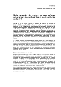 Medio ambiente: Se requiere un gran esfuerzo