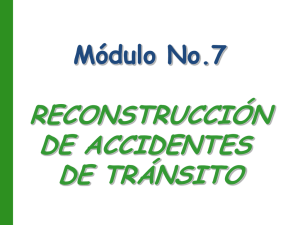 Reconstrucci&oacute;n de Accidentes de Tr&aacute;nsito