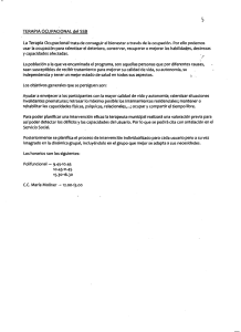 TERAPIA OCUPACIONAL del SS_B_ La Terapia Ocupacional trata