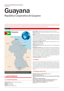 Ficha país de Guayana - Ministerio de Asuntos Exteriores y de