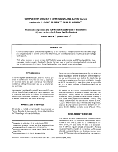 COMPOSICIÓN QUIMICA Y NUTRICIONAL DEL cAnoo