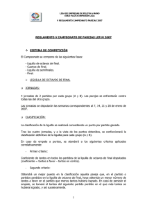 Reglamento V Campeonato Parejas LEP.M 2007