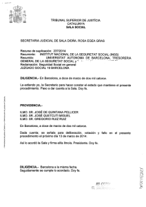 Sentencia del Tribunal Superior de Justicia de Cataluña de