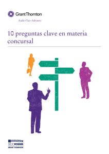 10 preguntas clave en materia concursal