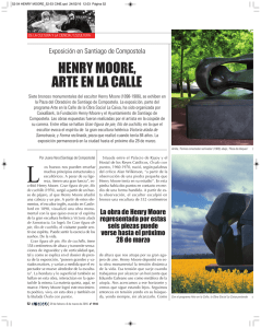 HENRY MOORE, ARTE EN LA CALLE