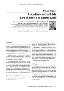Procedimiento Símil-Exit para el manejo de gastrosquisis