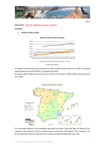 Número medio de hijos - Gobierno