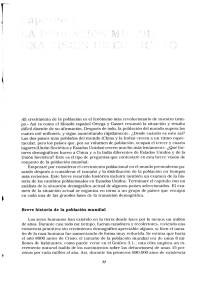 «El crecimiento de la población es el fenómeno más revolucionario