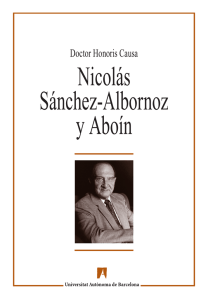 Nicolás Sánchez-Albornoz y Aboín