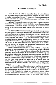 RAÍCES DE ALFONSO VI El 25 de mayo de 1085 un rey de Castilla