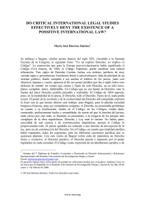 critical legal studies - Revista Electrónica de Estudios Internacionales