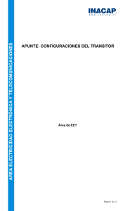 apunte: configuraciones del transitor