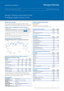 Morgan Stanley Investment Funds Emerging Leaders Equity Fund