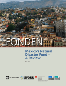 Mexico`s Natural Disaster Fund – A Review