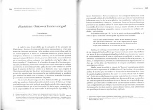 ¿Manierismo y Barroco en literatura antigua?