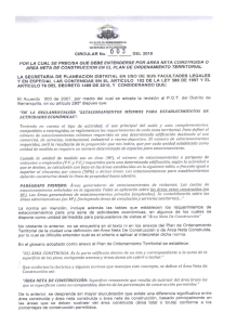 por la cual se precisa que debe entenderse por area neta construida o