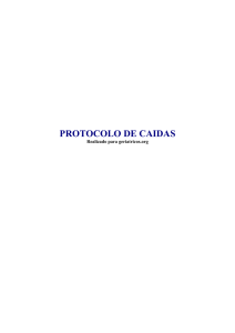 protocolo de caidas