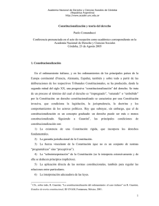 1 Constitucionalización y teoría del derecho Paolo Comanducci