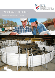 ENCOFRADO FLEXIBLE(ligero) - pvc global constructions sas