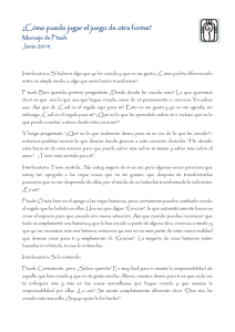 &iquest;C&oacute;mo puedo jugar el juego de otra forma?