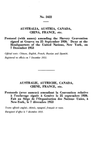 No. 2422 AUSTRALIA, AUSTRIA, CANADA, CHINA, FRANCE, etc