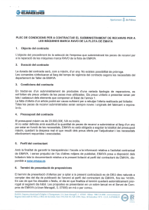 Page 1 Ajuntament $ de Palma PLEC DE coNDICIONS PER A
