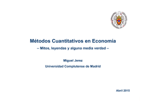 Jerez, M. (2015) “Conferencia Métodos Cuantitativos”