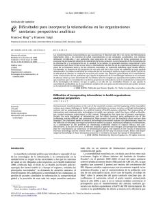 Dificultades para incorporar la telemedicina en las