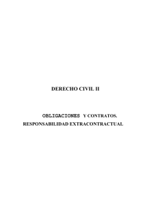DERECHO CIVIL II OBLIGACIONES Y CONTRATOS.