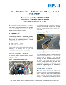 análisis del sector de infraestructura en colombia