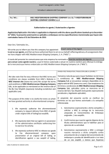 MSCSP Letter of authority for collection (LOA) FORMATEADA