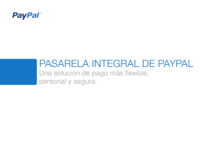 Pasarela Integral de PayPal
