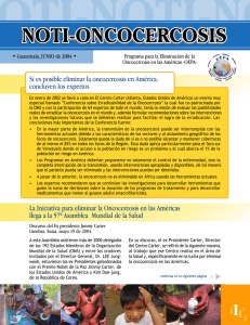Noti-Oncocercosis (PDF, Spanish)