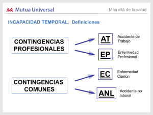 r&eacute;gimen general - Mutuas de Accidentes de Trabajo