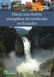 Hacia una matriz energética diversificada en Ecuador