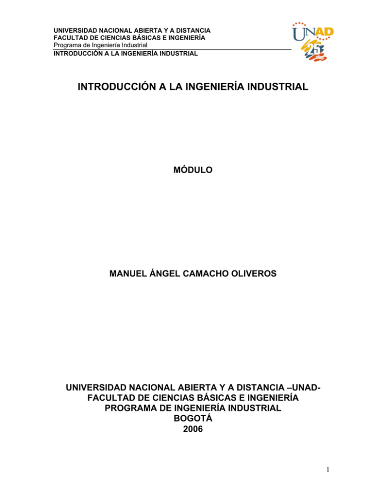 Introducción A La Ingeniería Industrial