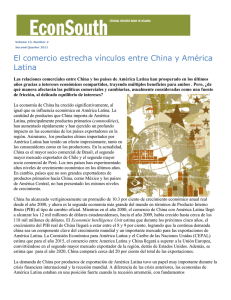 El comercio estrecha vínculos entre China y América Latina