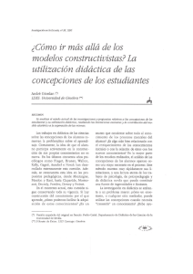 ¿Cómo ir más allá de los - Revista Investigación en la Escuela