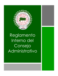 Reglamento del Consejo Administrativo