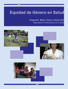 Gender Equity in Health Equidad de Género en Salud