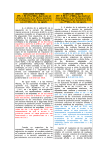 REDACCIÓN ANTERIOR REDACCIÓN VIGENTE ART. 4. RD 1716