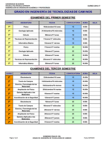 GRADO EN I NGENI ERÍ A DE TECNOLOGÍ AS DE CAM I NOS